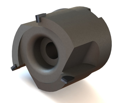 PCD面銑刀盤側(cè)面